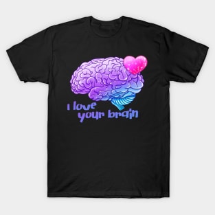 Pastel Goth "I Love Your Brain" Valentine T-Shirt